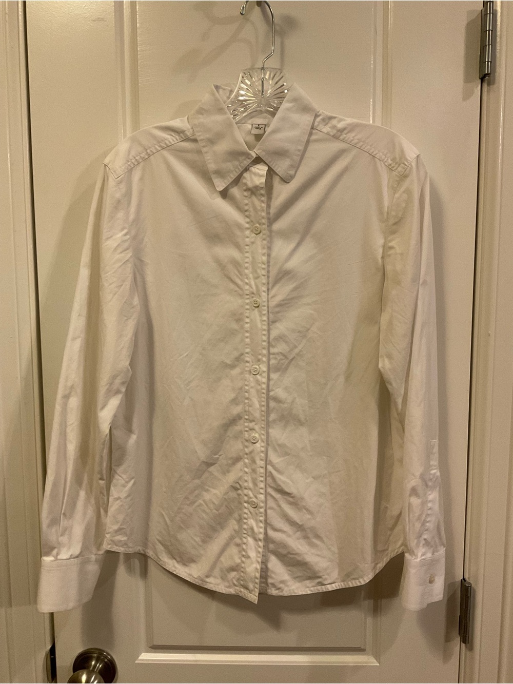 Ellen Tracy White Button Down Shirt - 4